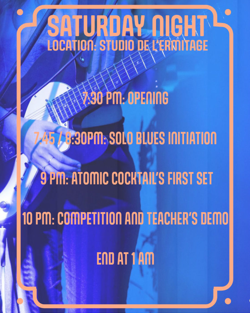 Samedi planning soiree